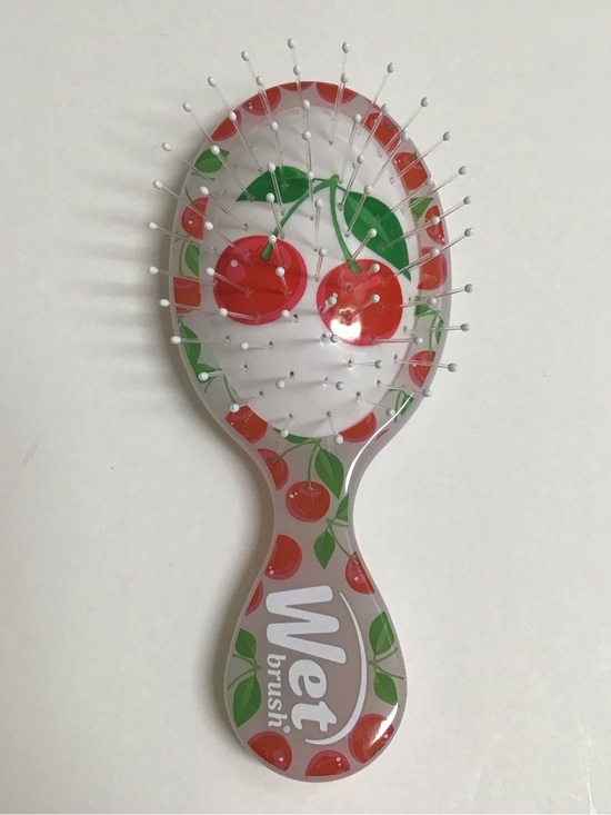 Wet Brush Other - Wet Brush Mini Hair Brush Detangler CHERRY Limited Edition Beach Pool Gym NEW